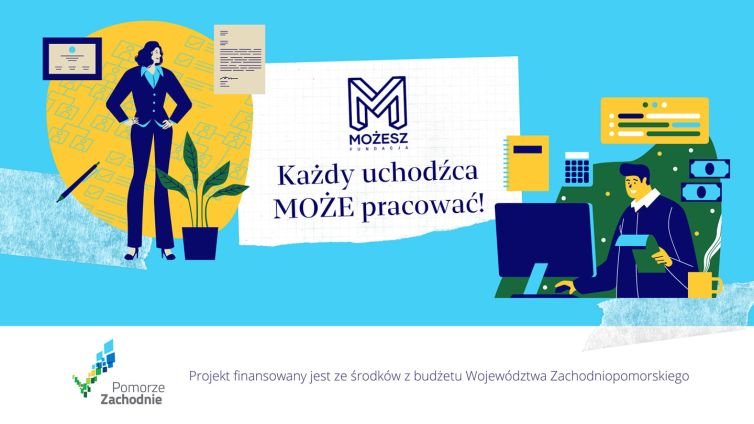 Każdy uchodźca MOŻE pracować! – zajęcia z języka polskiego w Fundacji MOŻESZ