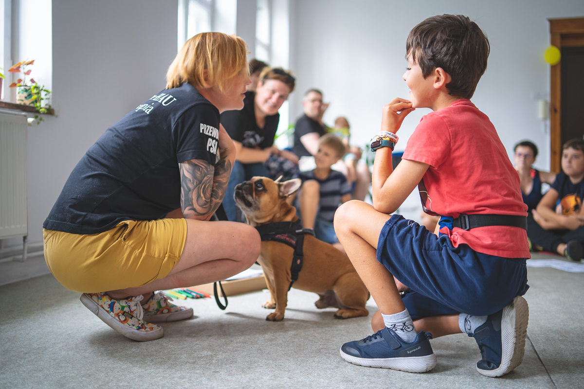 Dzieci na zajęciach w Fundacji